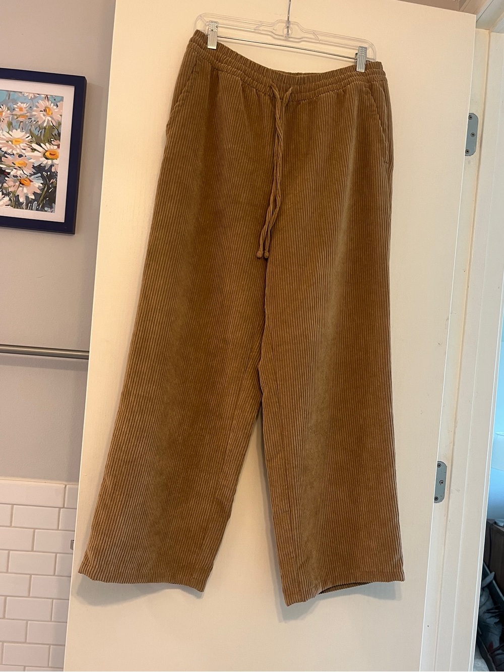 GAP Corduroy Drawstring Pants - Camel sz Medium